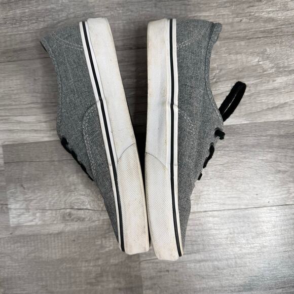 Vans Off The Wall Gray Classic Sneakers Low Top Women’s 6 1/2 - Picture 4 of 8